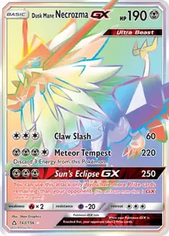 Dusk Mane Necrozma GX Secret 163