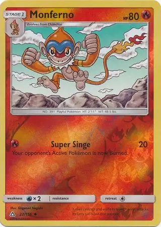 Monferno Reverse Holo