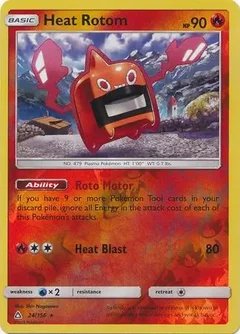 Heat Rotom Reverse Holo 24