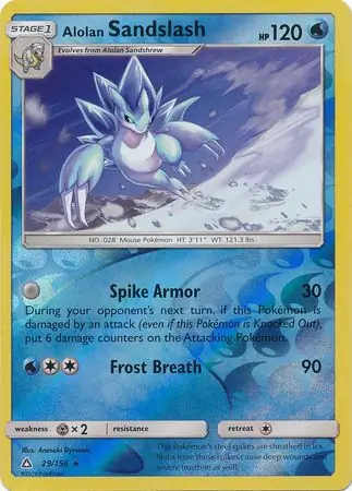 Alolan Sandslash Reverse Holo