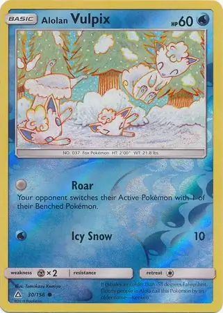 Alolan Vulpix Reverse Holo