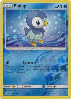 Piplup Reverse Holo 31