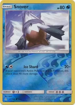 Snover Reverse Holo 37