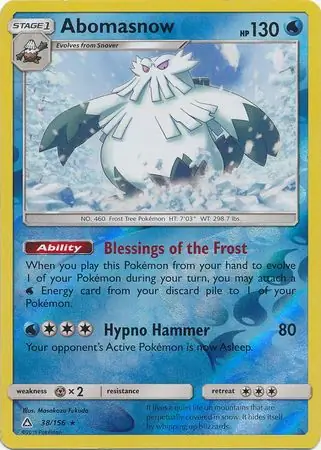 Abomasnow Reverse Holo