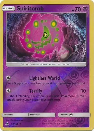 Spiritomb Reverse Holo