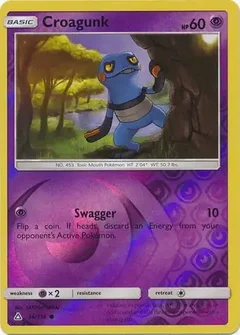 Croagunk Reverse Holo 56