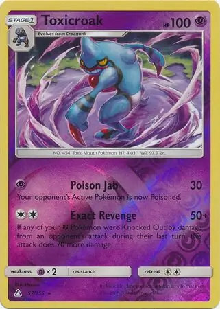 Toxicroak Reverse Holo