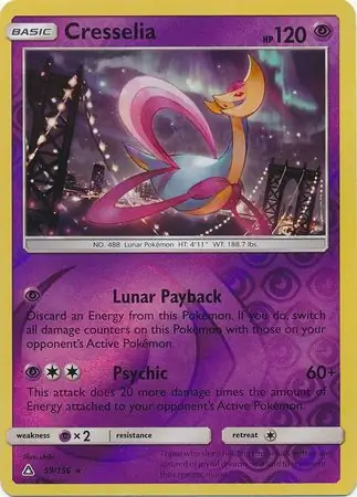 Cresselia Reverse Holo