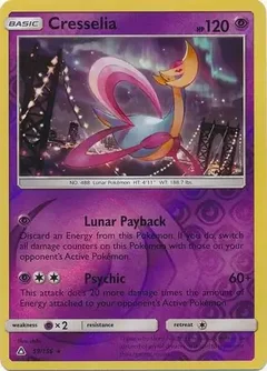 Cresselia Reverse Holo 59