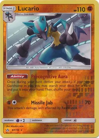 Lucario Reverse Holo