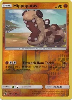 Hippopotas Reverse Holo 68