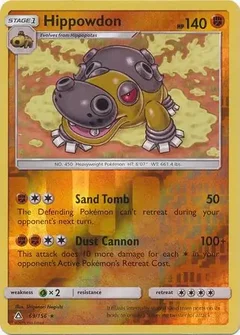 Hippowdon Reverse Holo 69