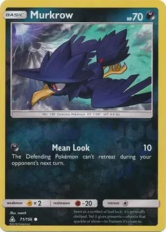 Murkrow Reverse Holo 71