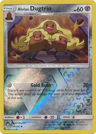 Alolan Dugtrio Reverse Holo