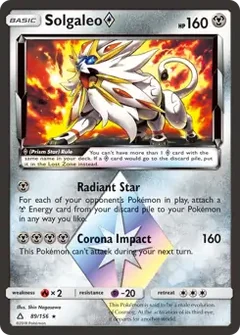 Solgaleo Prism Star 89