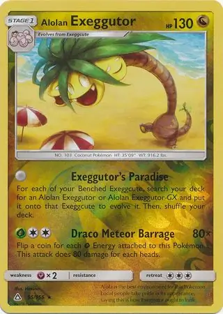Alolan Exeggutor Reverse Holo