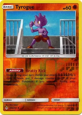 Tyrogue Reverse Holo