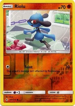 Riolu Reverse Holo 102