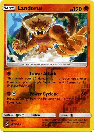 Landorus Reverse Holo