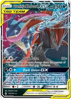 Greninja & Zoroark GX 107