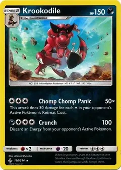 Krookodile Reverse Holo 116