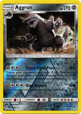 Aggron Reverse Holo