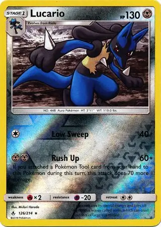 Lucario Reverse Holo