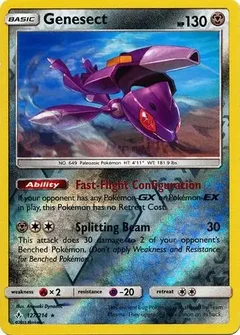 Genesect Reverse Holo 127