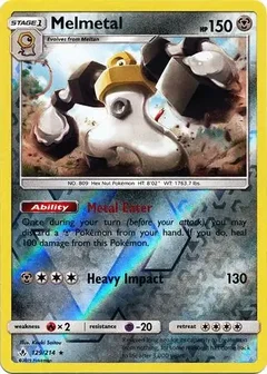 Melmetal Reverse Holo 129