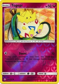 Togepi Reverse Holo 136