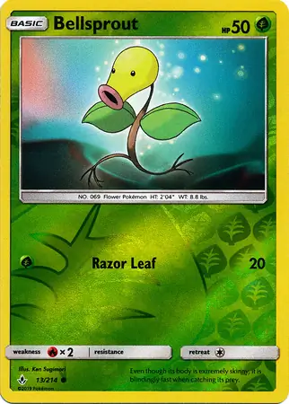 Bellsprout Reverse Holo