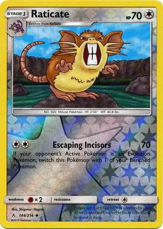 Raticate Reverse Holo