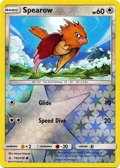 Spearow Reverse Holo 145