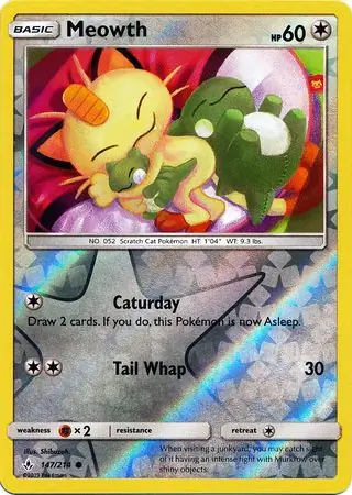 Meowth Reverse Holo