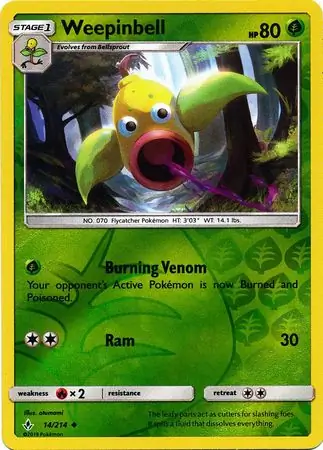 Weepinbell Reverse Holo