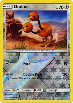 Doduo Reverse Holo 150