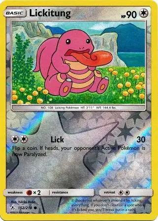 Lickitung Reverse Holo