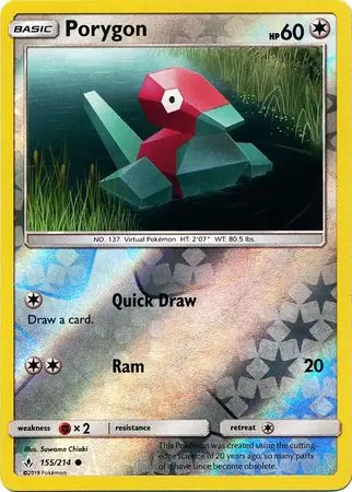 Porygon Reverse Holo