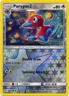 Porygon2 Reverse Holo 156