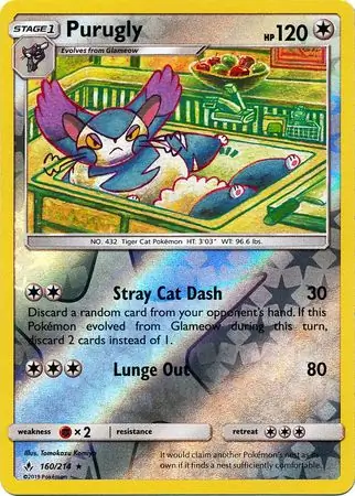 Purugly Reverse Holo