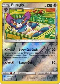 Purugly Reverse Holo 160