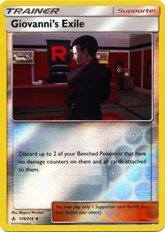 Giovanni's Exile Reverse Holo 174
