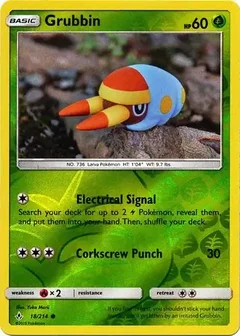 Grubbin Reverse Holo 18