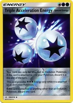 Triple Acceleration Energy Reverse Holo 190