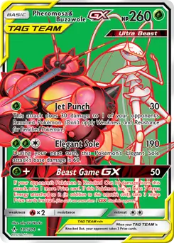 Full Art Pheromosa & Buzzwole GX