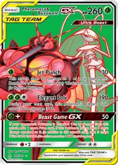 Full Art Pheromosa & Buzzwole GX 191