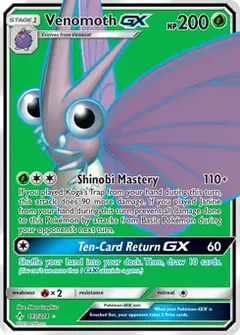 Full Art Venomoth GX 193