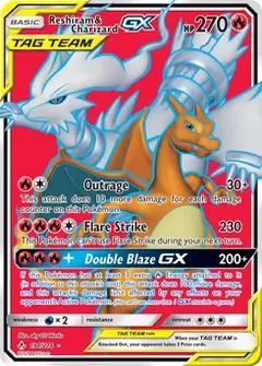 Full Art Reshiram & Charizard GX 194