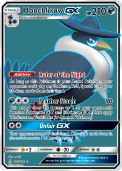 Full Art Honchkrow GX