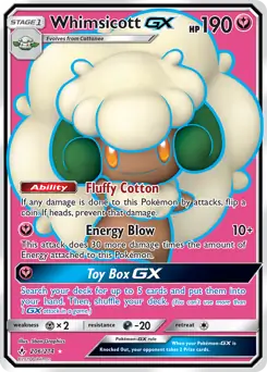 Full Art Whimsicott GX